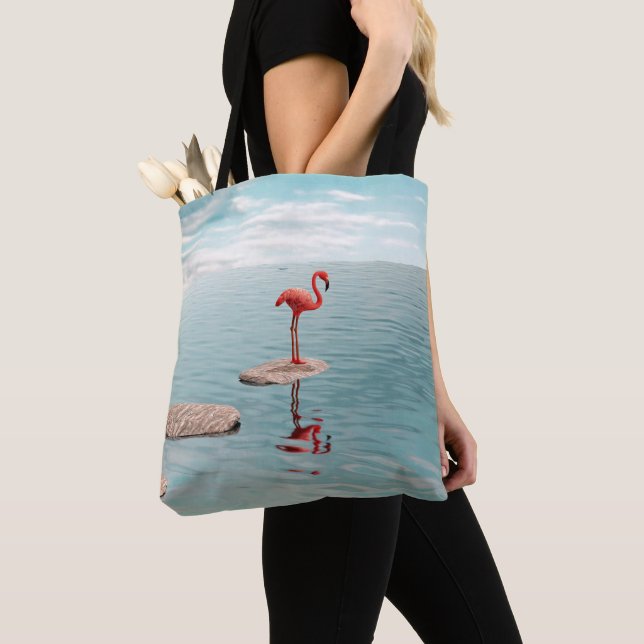 Alone – Quiet Balance Tote Bag (Close Up)