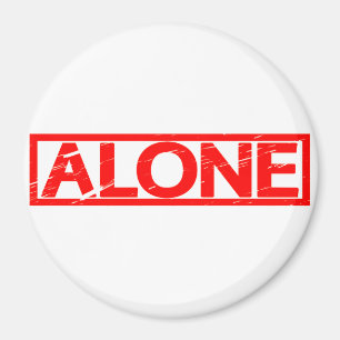 Alone Stamp Magnet