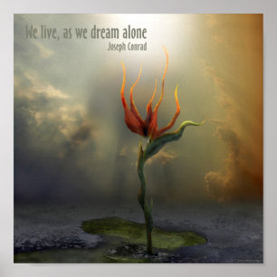 Alone Surreal Digital Art Poster
