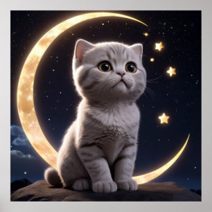 Alone & Valued: Kitten Wisdom Poster