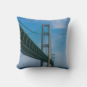 Along Mackinac Bridge Cushion