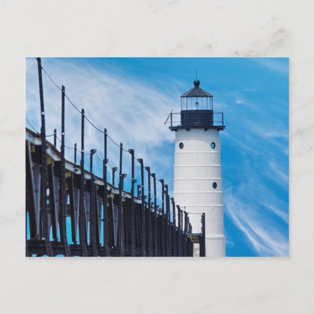 Along Manistee Postcard (Front)