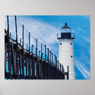 Along Manistee Poster