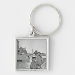 Along the Canal in Old Manhattan Key Ring