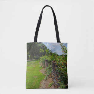 Along The Curved Wall Tote Bag