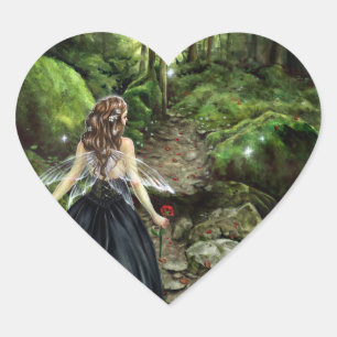 Along the Forest Path Sticker