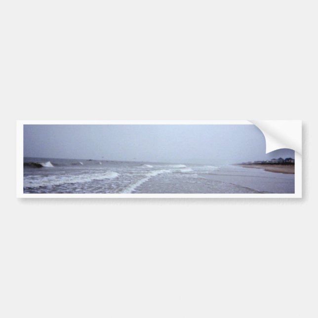 Along the North Carolina Seashore Bumper Sticker (Front)