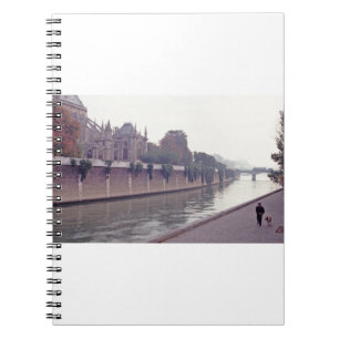 Along The Seine, Walking The Dog Notebook