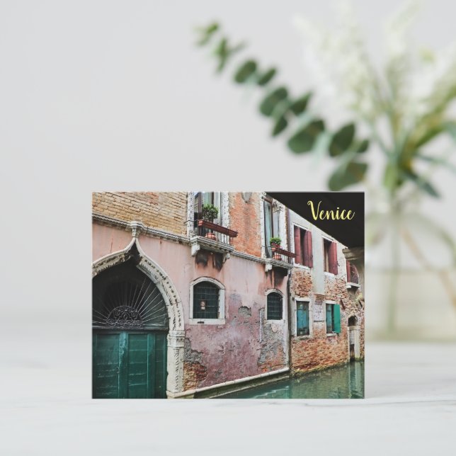 Along the Venice Canals Postcard (Standing Front)