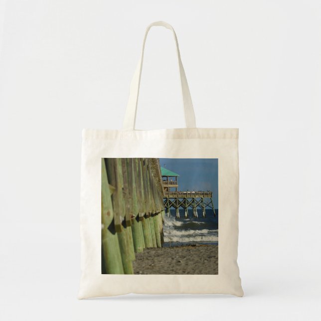 Alongside Folly Pier Tote Bag (Front)