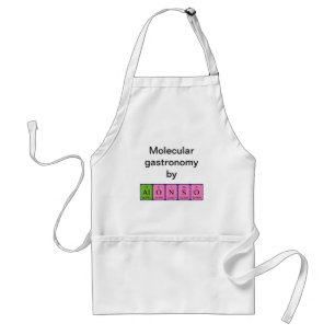 Alonso periodic table name apron