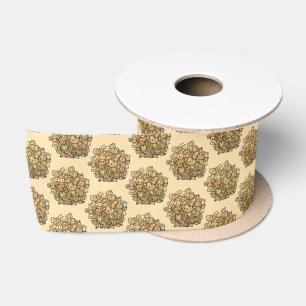 Aloo Gobi Indian Food Restaurant Cuisine Print Satin Ribbon