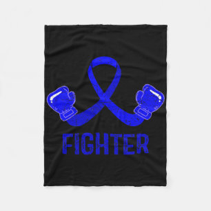 Alopecia Areata Awareness Fighter  Fleece Blanket