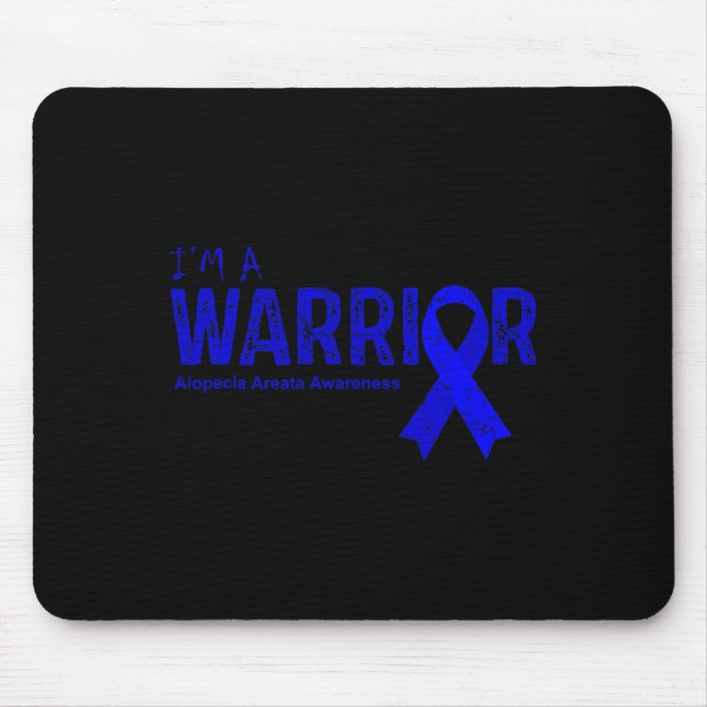 Alopecia Areata Awareness Warrior  Mouse Pad (Front)