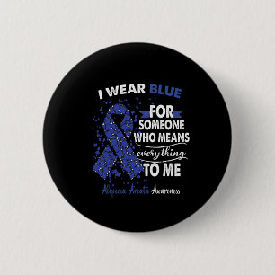 Alopecia Areata Awareness Warrior Support Survivor 6 Cm Round Badge