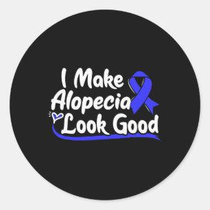 Alopecia Areata Gift - Hair Loss Awareness 1 Classic Round Sticker