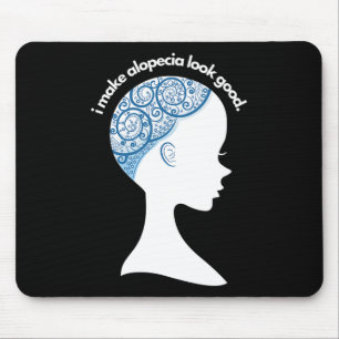 Alopecia Areata Gift - Hair Loss Awareness Mouse Pad
