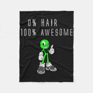 Alopecia Areata Totalis Universalis Baldness Bald Fleece Blanket