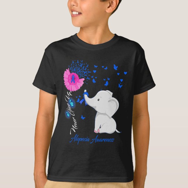 Alopecia Awareness - Alopecia Ribbon Gifts  T-Shirt (Front)
