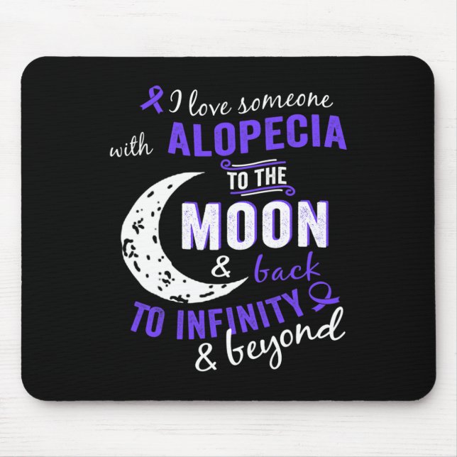 Alopecia Awareness  For WomenMenkids Mouse Pad (Front)
