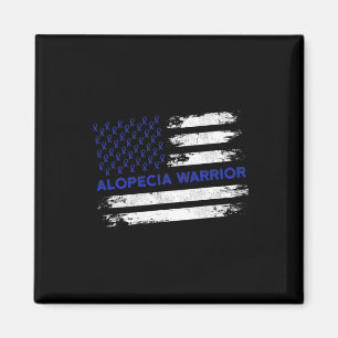 Alopecia Awareness Hair Loss Warrior Aware Survivo Magnet