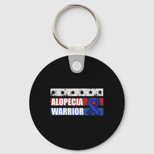 Alopecia Awareness Hair Loss Warrior Caring Surviv Key Ring