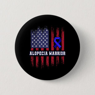 Alopecia Awareness Hair Loss Warrior Choice Surviv 6 Cm Round Badge