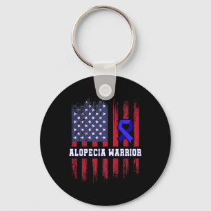 Alopecia Awareness Hair Loss Warrior Choice Surviv Key Ring