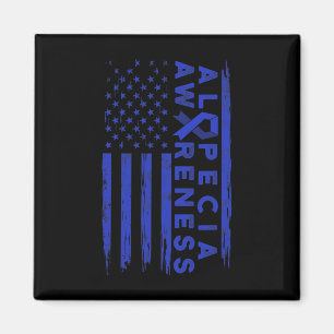 Alopecia Awareness Hair Loss Warrior Enduring Surv Magnet