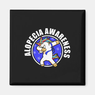 Alopecia Awareness Hair Loss Warrior Loving Surviv Magnet