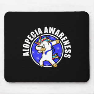 Alopecia Awareness Hair Loss Warrior Loving Surviv Mouse Pad