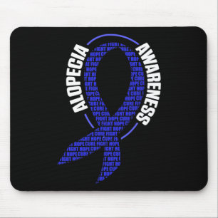 Alopecia Awareness Hair Loss Warrior Medication Su Mouse Pad