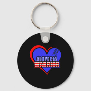 Alopecia Awareness Hair Loss Warrior Proud Survivo Key Ring