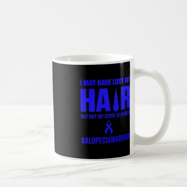 Alopecia Awareness Hair Loss Warrior Survivor  Coffee Mug (Right)