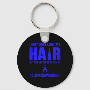 Alopecia Awareness Hair Loss Warrior Survivor  Key Ring