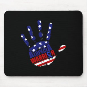 Alopecia Awareness Hair Loss Warrior Symbol Tool S Mouse Pad