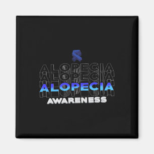 Alopecia Awareness Hair Loss Warrior Winning Survi Magnet