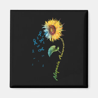 Alopecia Awareness Sunflower 1 Magnet