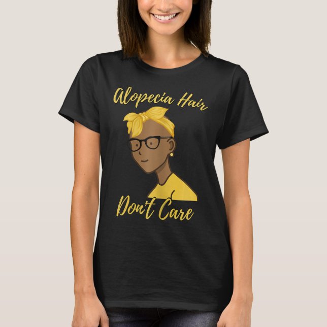 Alopecia  for women 1 Alopecia Areata Awareness T-Shirt (Front)
