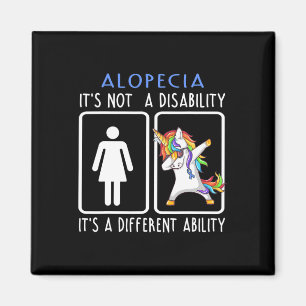 Alopecia It's Not A Disability Support Alopecia Gi Magnet