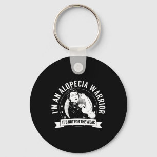 Alopecia Warrior NFTW - Alopecia Awareness Key Ring