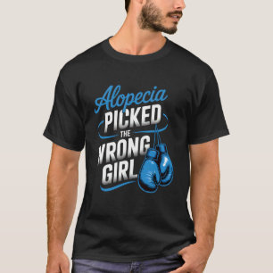Alopecia Warrior Strong Girl Empowerment Awareness T-Shirt