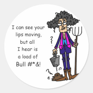 Alot of BS Classic Round Sticker