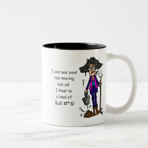 Alot of BS Two-Tone Coffee Mug