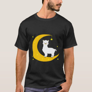 Alpaca Baby Paca Llama Sleeping Bed Time T-Shirt