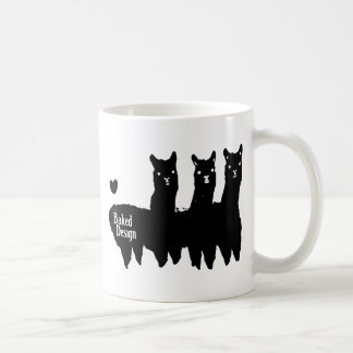 ALPACA BLACK COFFEE MUG