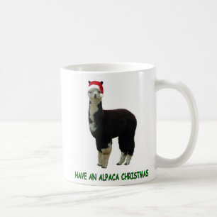 Alpaca Christmas Coffee Mug