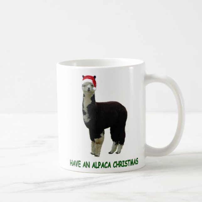 Alpaca Christmas Coffee Mug (Right)