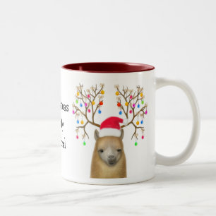 Alpaca Christmas Mug