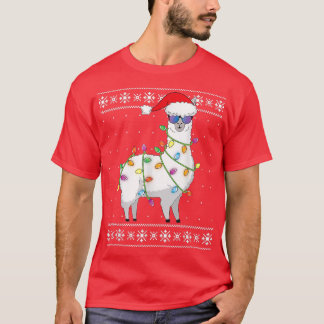 Alpaca Christmas Tree  Alpaca Christmas Tree  T-Shirt